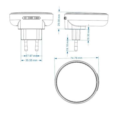 Chuông cửa không dây không pin thông minh Q3 tiện lợi