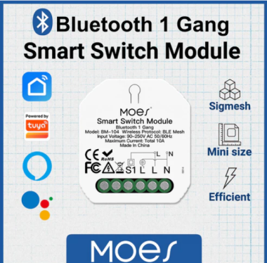 Mô-đun BM-104N-MS mini thông minh Bluetooth Đèn của Moes