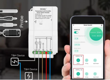 Mô-đun KIT-WM-103T chuyển đổi nhiệt độ và độ ẩm thông minh WiFi