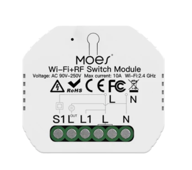 Mô-đun B-TDA9-RCW- E27 chuyển tiếp WiFi Mini DIY của Moes