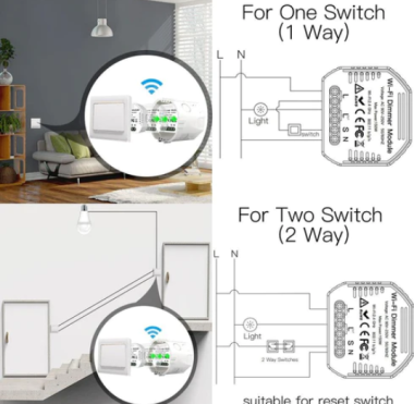 Mô-đun WM-105-MS chỉnh độ sáng đèn LED thông minh của MOES