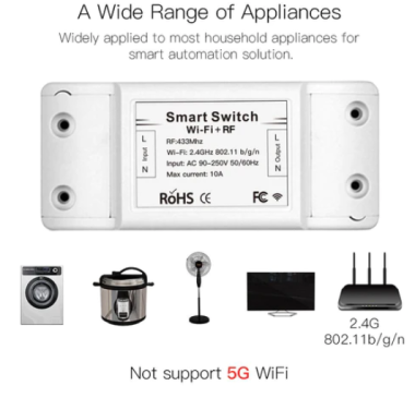 Mô-đun WRM-101-MS đèn thông minh WiFi RF DIY của Moes