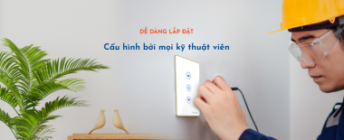 Công tắc cửa cuốn viền nhôm VCN-WSRGCL Vconnex