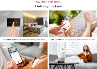 Công tắc thông minh Wifi Bluetooth Vconnex