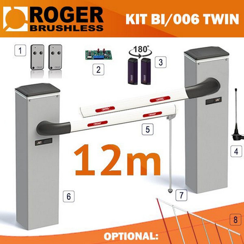 Cổng Barrier tự động Roger BI/006 TWIN