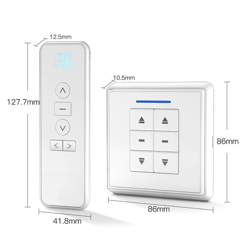 Remote AC123-01-B điều khiển động cơ rèm WiFi / ZigBee