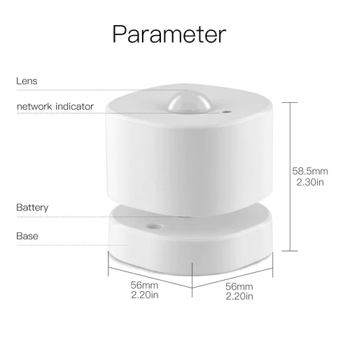 Cảm biến chuyển động ZSS-X-PIRL-C-MS thông minh ZigBee PIR