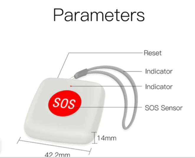 Cảm bến báo động ZSS-Z-SOS-C-EN 