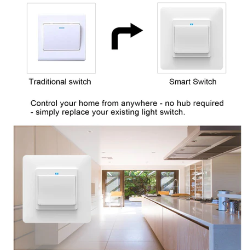 Công tắc WS-Y-EU1-WH-MS đèn thông minh WiFi 2 chiều