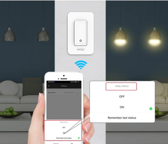 Công tắc đèn WS-SY-US-WH-MS-2PCS thông minh WiFi