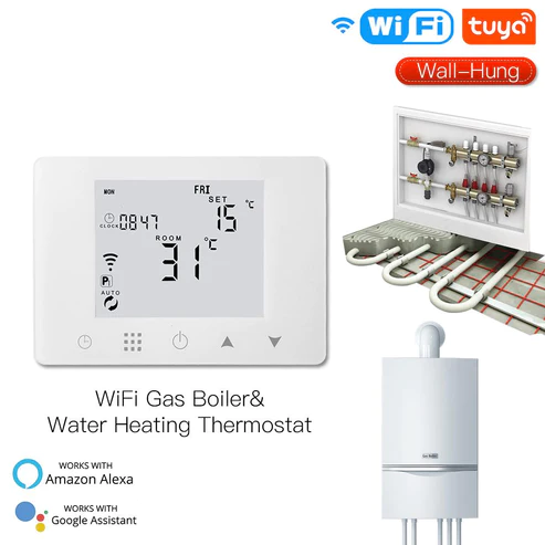 Máy điều nhiệt WHT-HY09-GC-WH-MS thông minh WiFi RFx