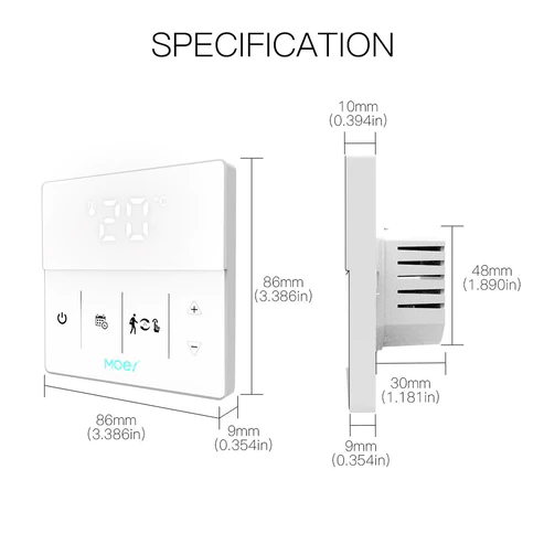 Máy điều nhiệt WHT-HY609-GC-BK-MS wifi thông minh