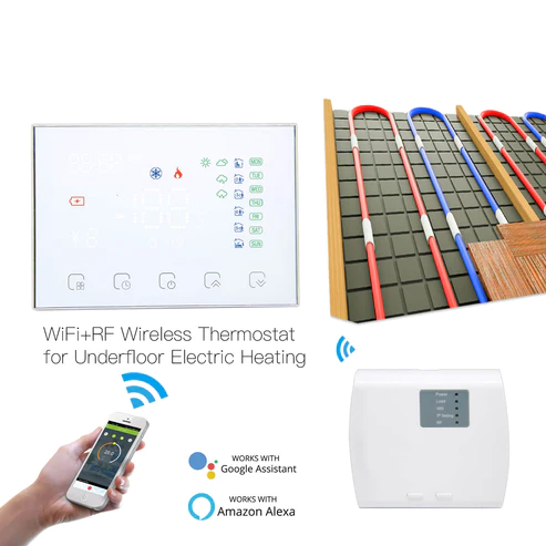 Máy điều nhiệt WRHT-8000-GC-WH-EN thông minh WiFi RF