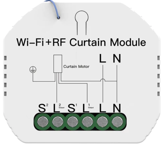 Mô-đun WRM-108-MS chuyển đổi rèm thông minh WiFi DIY RF433