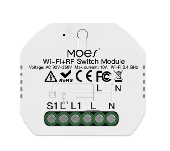 Mô-đun B-TDA9-RCW- E27 chuyển tiếp WiFi Mini DIY của Moes